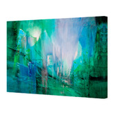 Art Prints Unique Keep Up the Pace Green Printed Wall Art