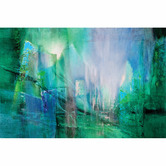 Art Prints Unique Keep Up the Pace Green Printed Wall Art