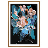 Art Prints Unique Blue Bell Printed Wall Art