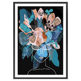 Art Prints Unique Blue Bell Printed Wall Art