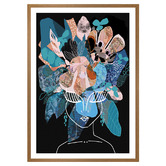 Art Prints Unique Blue Bell Printed Wall Art