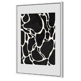 Art Prints Unique Grey Giraffe Printed Wall Art
