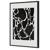 Art Prints Unique Grey Giraffe Printed Wall Art