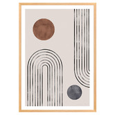 Art Prints Unique Arches &amp; Buds Printed Wall Art