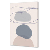 Art Prints Unique Blue New Shapes IV Printed Wall Art