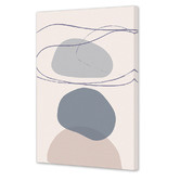 Art Prints Unique Blue New Shapes IV Printed Wall Art