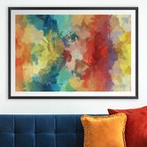 Art Prints Unique Rainbow Cumulus Printed Wall Art