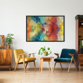 Art Prints Unique Rainbow Cumulus Printed Wall Art