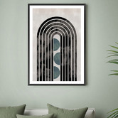 Art Prints Unique Green Arch Capsule I Printed Wall Art