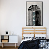 Art Prints Unique Green Arch Capsule I Printed Wall Art