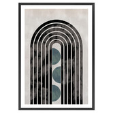 Art Prints Unique Green Arch Capsule I Printed Wall Art