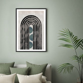 Art Prints Unique Green Arch Capsule I Printed Wall Art