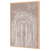 Art Prints Unique Arch One Way III White Printed Wall Art