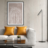 Art Prints Unique Arch One Way III White Printed Wall Art