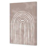 Art Prints Unique Arch One Way III White Printed Wall Art