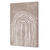 Art Prints Unique Arch One Way III White Printed Wall Art