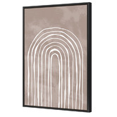 Art Prints Unique Arch One Way III White Printed Wall Art