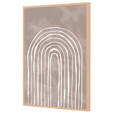 Art Prints Unique Arch One Way III White Printed Wall Art