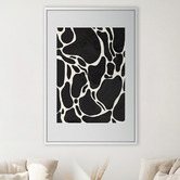 Art Prints Unique Grey Giraffe Printed Wall Art