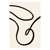 Art Prints Unique Black Lines II Printed Wall Art