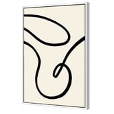 Art Prints Unique Black Lines II Printed Wall Art