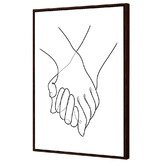 Art Prints Unique Holding Hands Printed Wall Art