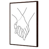 Art Prints Unique Holding Hands Printed Wall Art