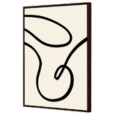 Art Prints Unique Black Lines II Printed Wall Art