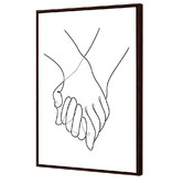 Art Prints Unique Holding Hands Printed Wall Art