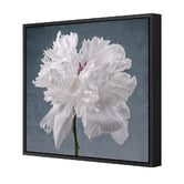Art Prints Unique Peony on Blue Printed Wall Art