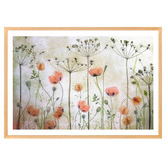 Art Prints Unique Poppy Meadow Printed Wall Art