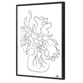 Art Prints Unique White Flower Bouquet Printed Wall Art
