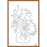Art Prints Unique White Flower Bouquet Printed Wall Art