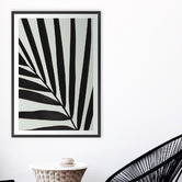 Art Prints Unique Graphic Palm Leaf I Printed Wall Art