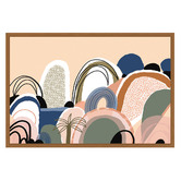 Art Prints Unique Over the Hill Printed Wall Art