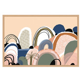 Art Prints Unique Over the Hill Printed Wall Art