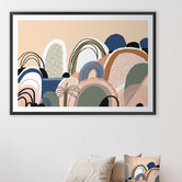 Art Prints Unique Over the Hill Printed Wall Art