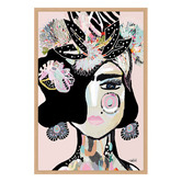 Art Prints Unique Pastel Frida Printed Wall Art