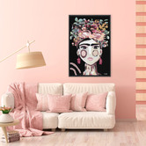Art Prints Unique Black Australiana Frida Printed Wall Art