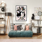 Art Prints Unique Pastel Frida Printed Wall Art