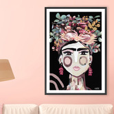 Art Prints Unique Black Australiana Frida Printed Wall Art