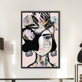 Art Prints Unique Pastel Frida Printed Wall Art