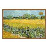 Art Prints Unique Field with Flowers Near Arles Printed Wall Art