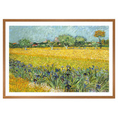 Art Prints Unique Field with Flowers Near Arles Printed Wall Art