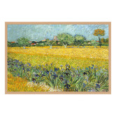 Art Prints Unique Field with Flowers Near Arles Printed Wall Art