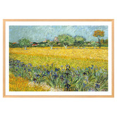 Art Prints Unique Field with Flowers Near Arles Printed Wall Art