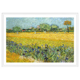Art Prints Unique Field with Flowers Near Arles Printed Wall Art