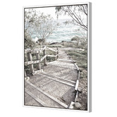 Art Prints Unique Stradbroke Boardwalk Printed Wall Art