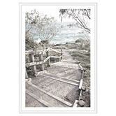 Art Prints Unique Stradbroke Boardwalk Printed Wall Art