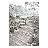 Art Prints Unique Stradbroke Boardwalk Printed Wall Art